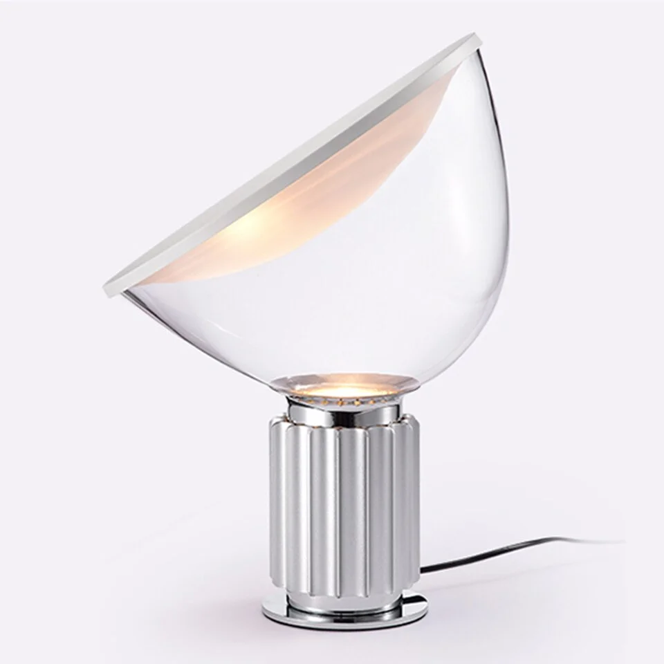 Nordic Personality Glass Led Table Lamp Postmodern Simple  Bedroom Model Room Design  Desk Lamp Interior Decor Lighting  Luster