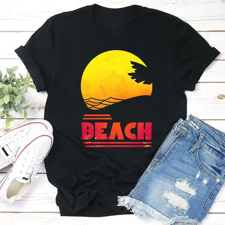 Beach Please  T-shirt Tee - 01489-Annaletters