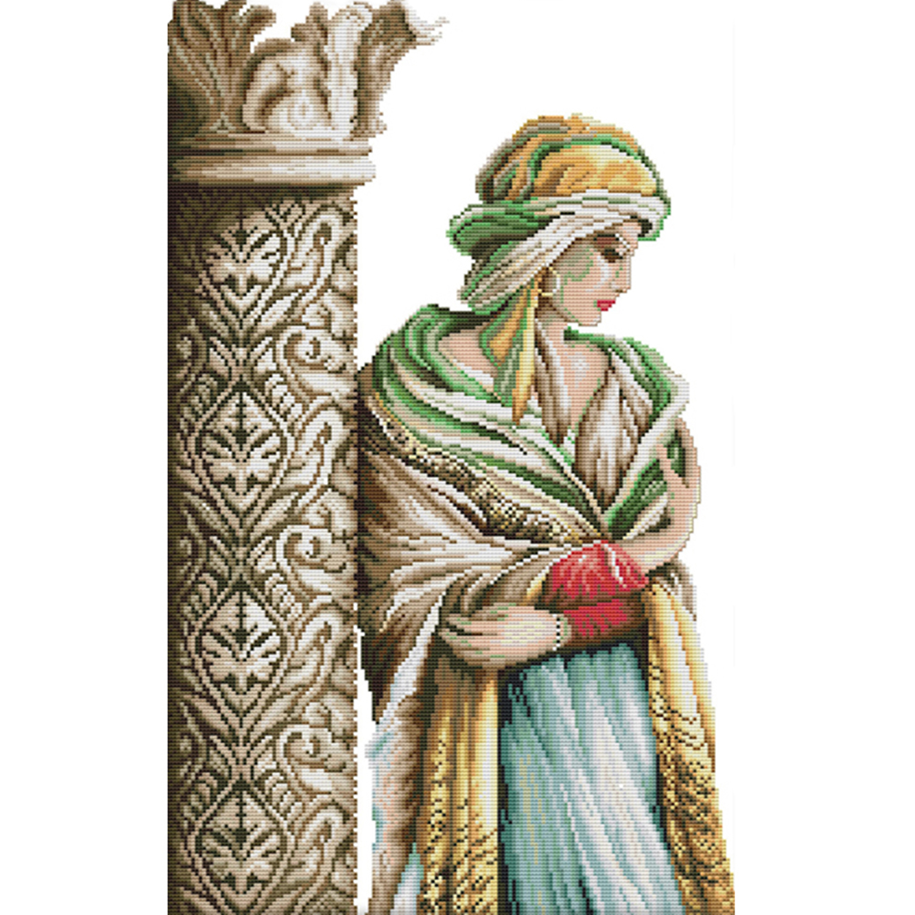 

Character - 14CT Stamped Cross Stitch - 36*54CM, 501 Original