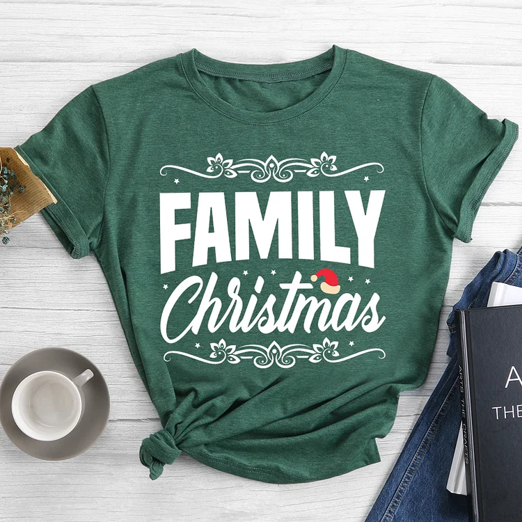 Family Christmas Celebration T-shirt-BSCTX003