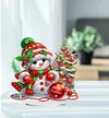 Diamond Painting Acrylic Christmas Atmosphere Snowman Desktop Kit Tabletop Decor