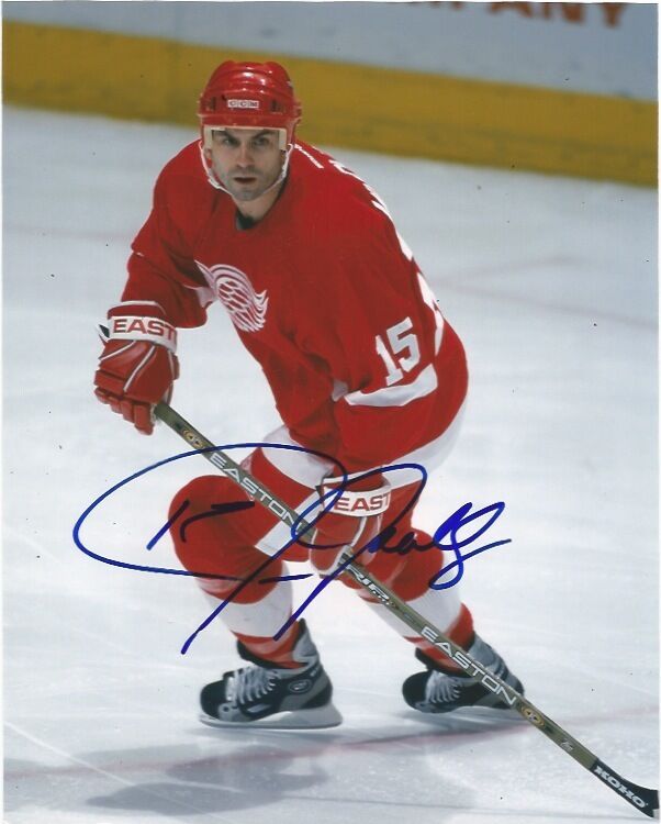 Detroit Red Wings Jason Wooley Autographed Signed 8x10 NHL Photo Poster painting COA A