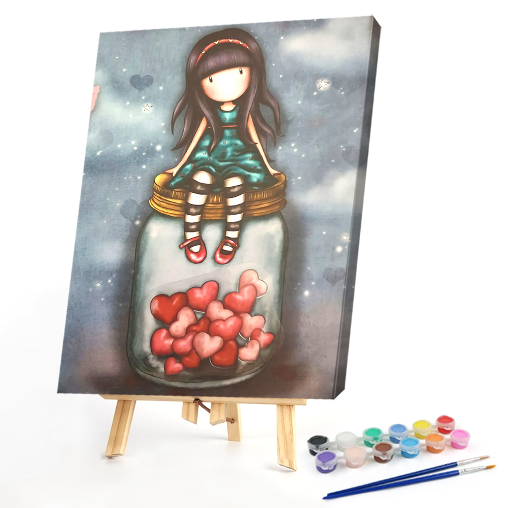 

40*50CM - Paint By Numbers - Little Baby Girl, 501 Original