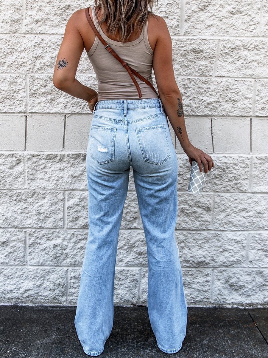 Women Half Sleeve V-neck Solid Color Dress