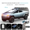 Pickup Alloy Car Cybertruck Scale Remote Control Toy Car 1:24 Cyber Simulation Camping Car Model