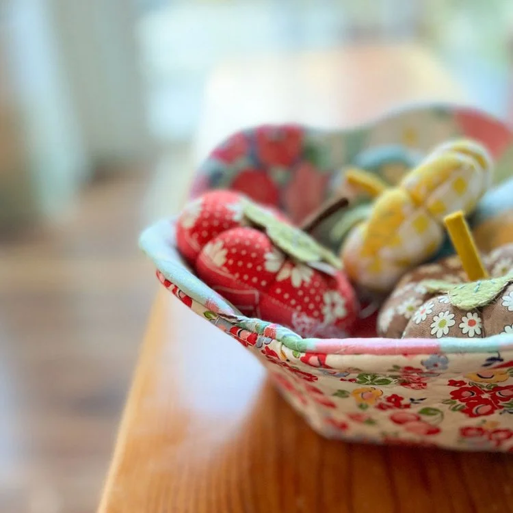 Lovely Flower Bowl Pattern Tempalte With Instructions