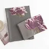 Purple Floral Grey Autumn Winter Shawl Scarf