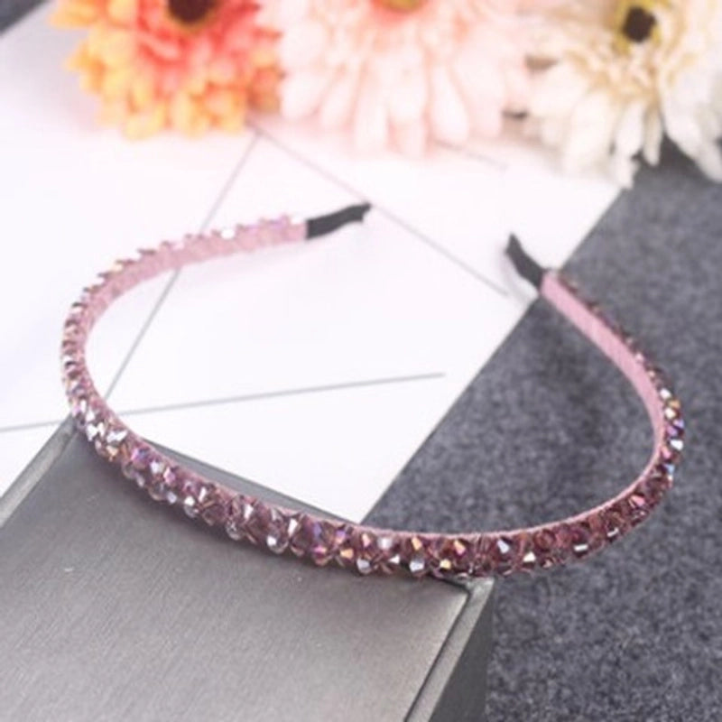 Adult Children’s Korean-style Crystal Hair Band Face Wash Headband Headwear Cute Tassel Student Hair Strap Hair Accessories Female