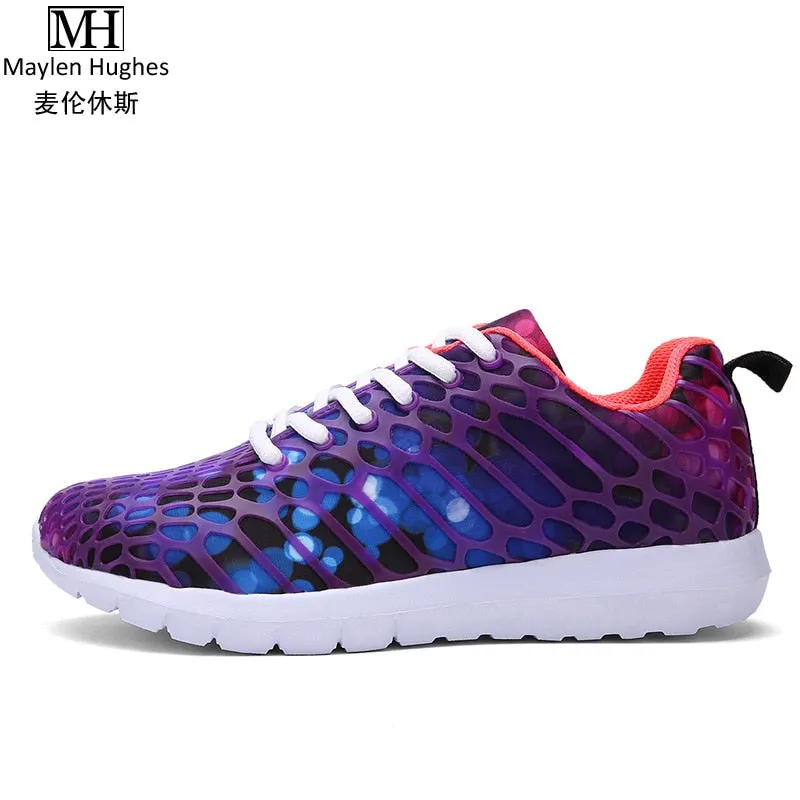 New Platform Sneakers Shoes Breathable Casual Shoes Woman Fashion Height Increasing Ladies Shoes Plus Size 35-46 Flats Shoes