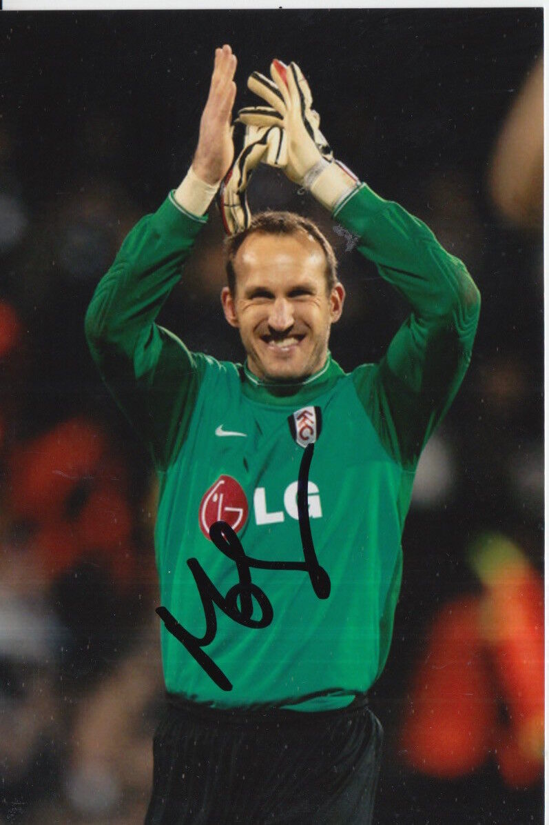 FULHAM HAND SIGNED MARK SCHWARZER 6X4 Photo Poster painting 1.