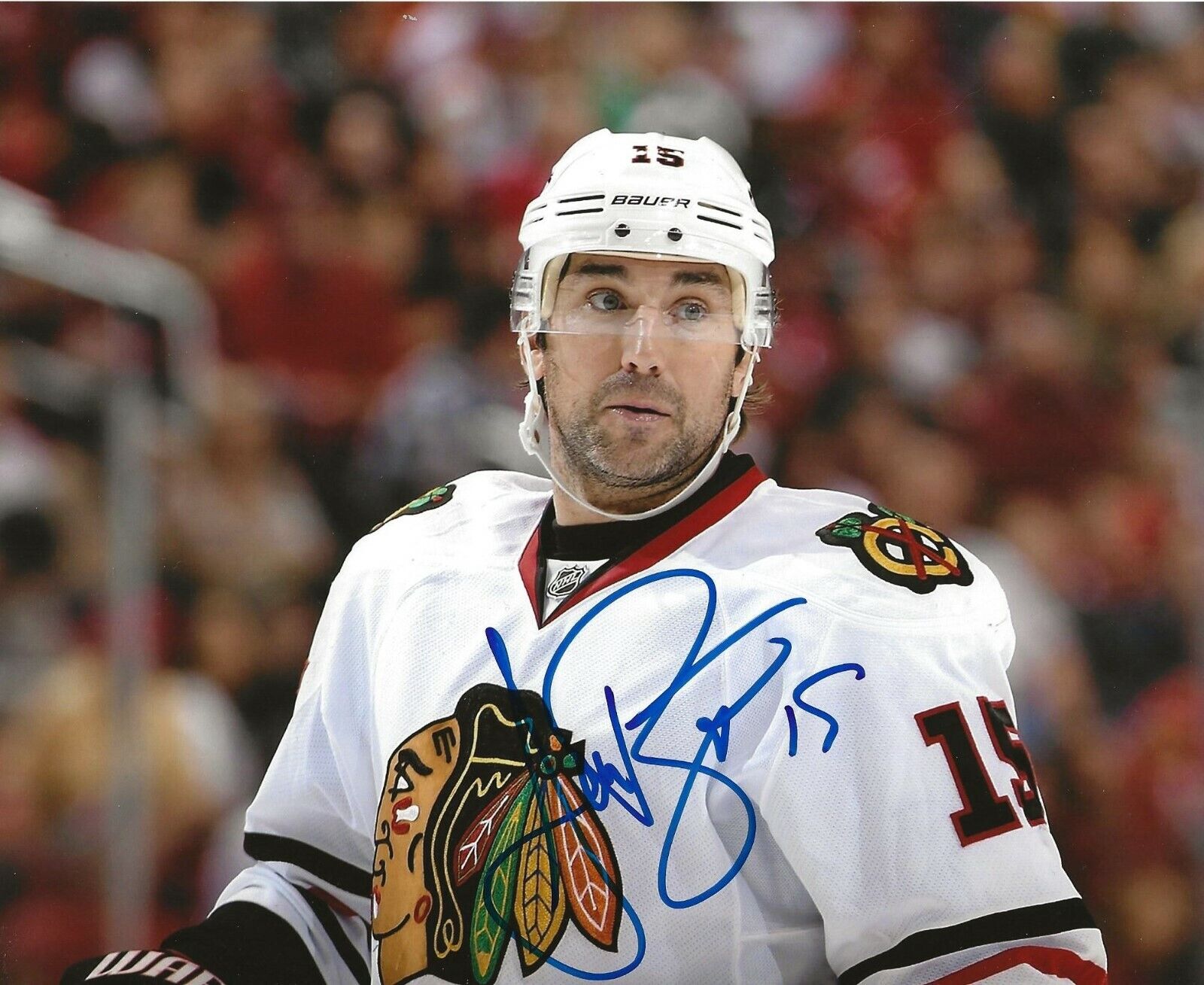 Andrew Brunette signed Chicago Blackhawks 8x10 Photo Poster painting autographed Hawks 2