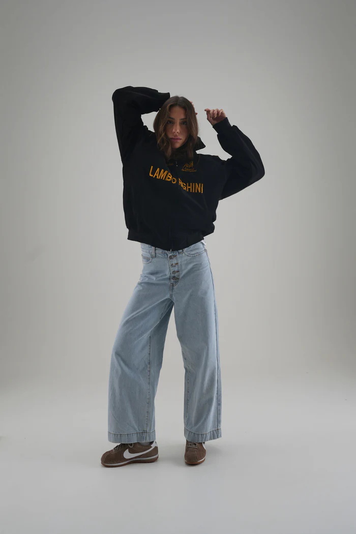 Unisex Racing Style Street Fashion Loose Racing Casual Print Jacket