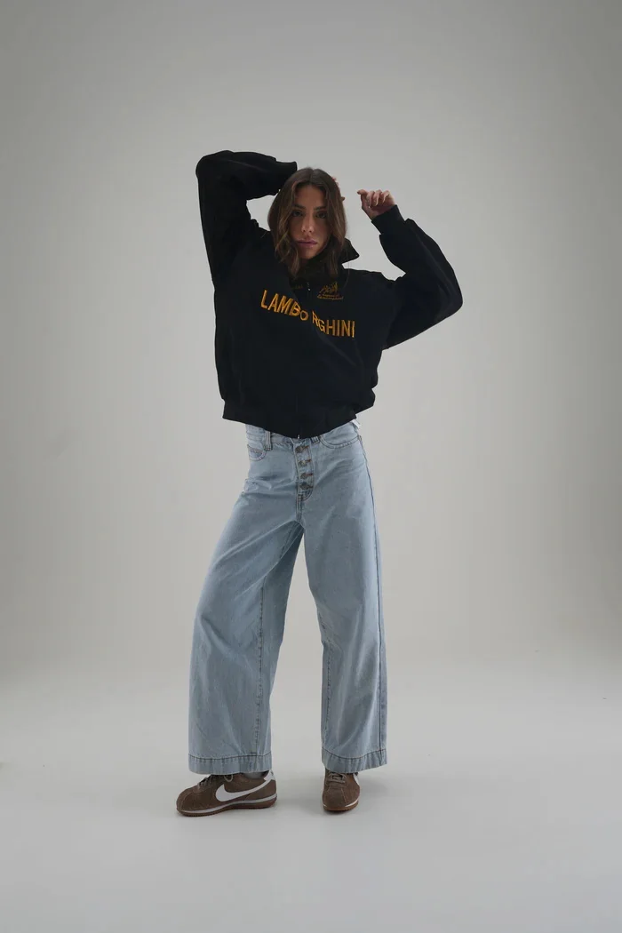 Unisex Racing Style Street Fashion Loose Racing Casual Print Jacket