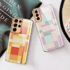 2021 Luxury Plating Pattern Camera All-inclusive Electroplating Process Case For Samsung S21 S21 Plus S21 Ultra