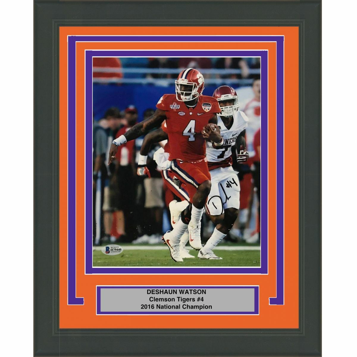 FRAMED Autographed/Signed DESHAUN WATSON Clemson Tigers 8x10 Photo Poster painting BAS COA #2