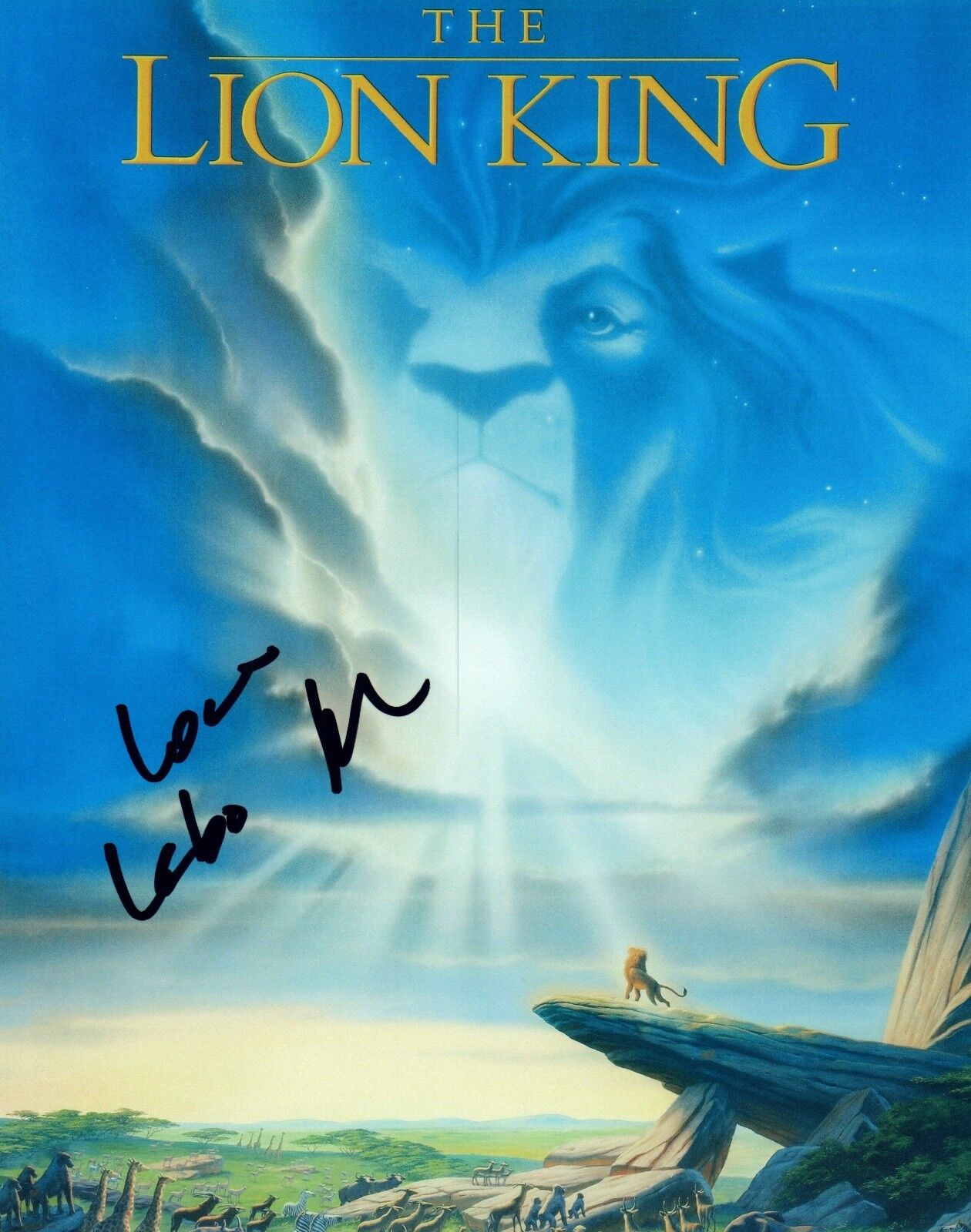 Lebo M. Morake Signed Autograph THE LION KING 8x10 Photo Poster painting Composer COA