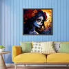 >SALE<5D DIY Full Round Drill Diamond Painting Day of the Dead Girls Kit Decor 35x30cm