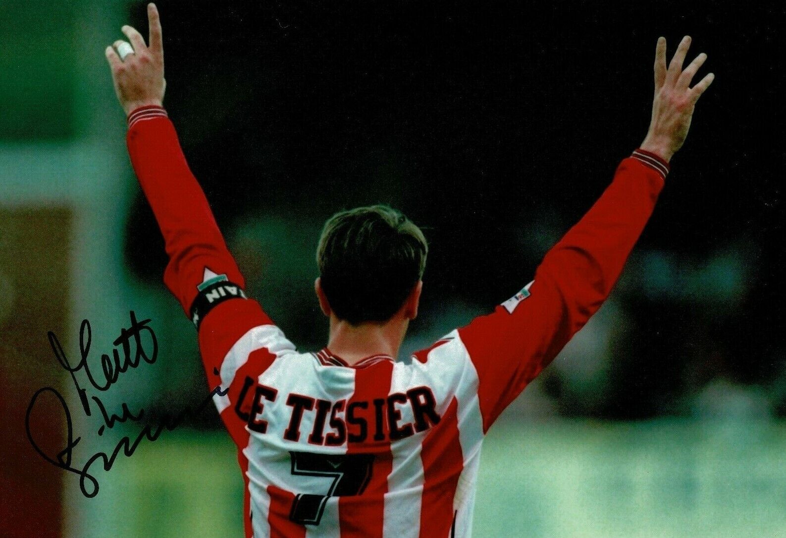 Matt Le Tissier Signed 12X8 Photo Poster painting Southampton F.C. GENUINE AFTAL COA (A)