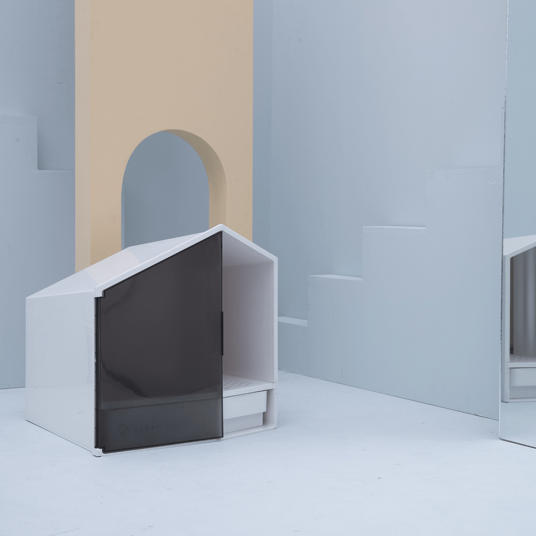 Furrytail Glow House Semi Enclosed Cat Litter Box