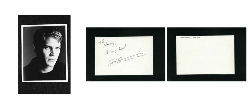 Scott Bairstow - Signed Autograph and Headshot Photo Poster painting set - PARTY OF FIVE