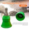 High-Pressure Pressure Washer Tips Splash-proof Wash Gun Adapter Stainless Steel