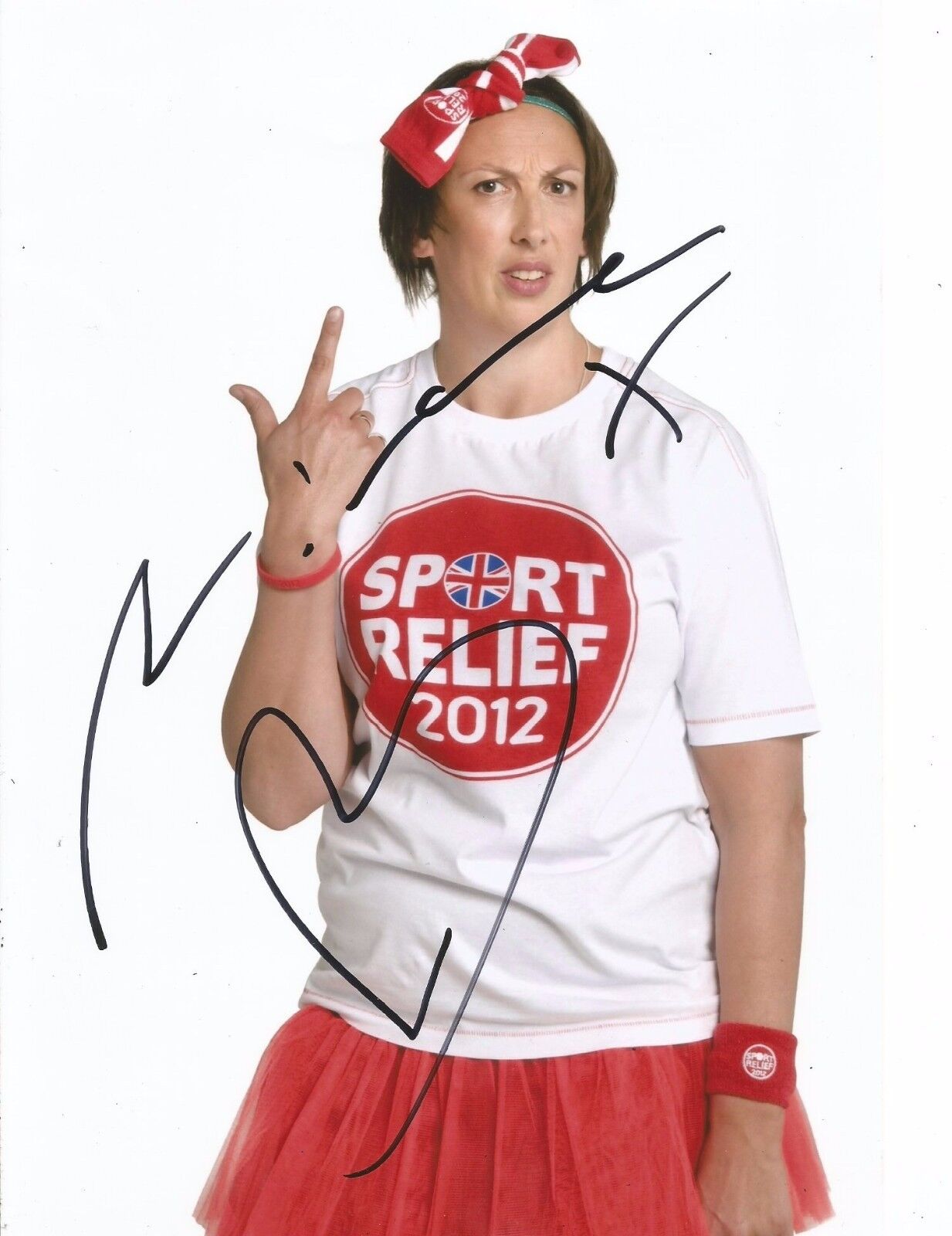 Miranda Hart Signed 10x7 Photo Poster painting AFTAL