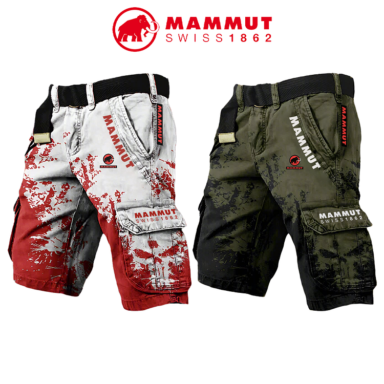 Pánské letní, prodyšné, multifunkční outdoorové kraťasy MAMMUT®, nové (balení po 2 ks)