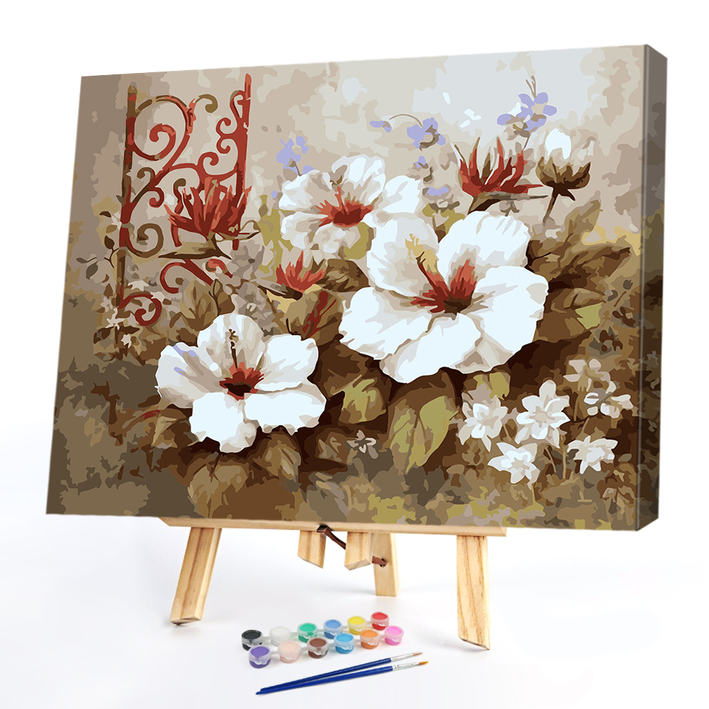 

40*50CM Paint By Numbers-Color Flowers, 501 Original