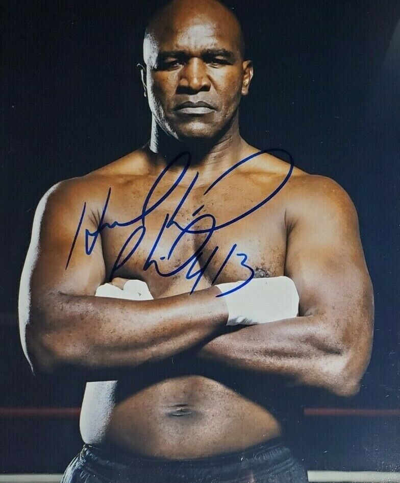 Evander Holyfield Autographed Signed 8x10 Photo Poster painting REPRINT