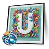 Butterfly Flower U 5D Partial Drill DIY Diamond Painting Kit 30*30cm
