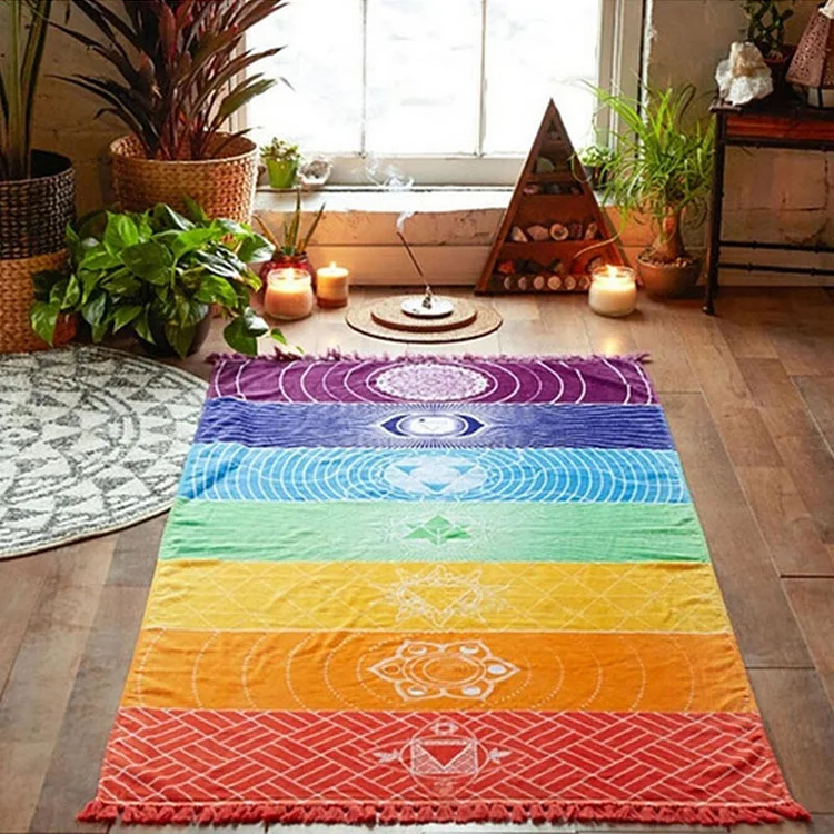 Olivenorma Chakra Rainbow Yoga Mat
