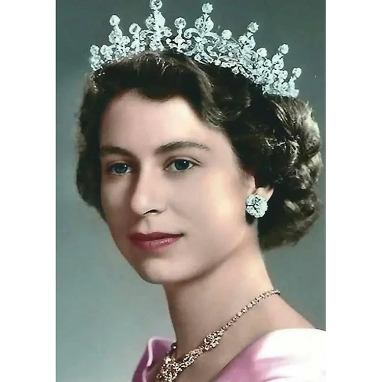 Queen Of England 40*50CM(Canvas) Full Round Drill Diamond Painting gbfke