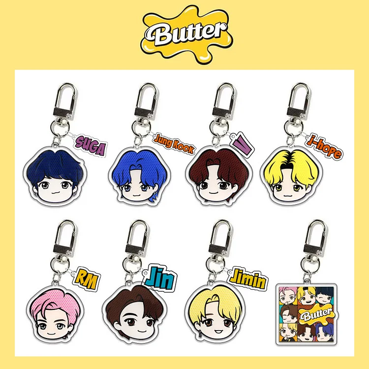 Bts on sale chibi keychain