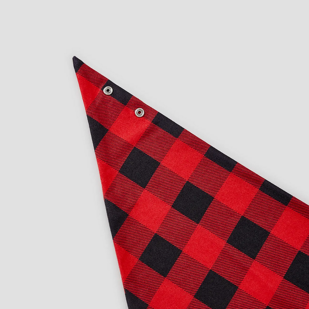 Christmas 2024 "Believe" Letter White Long Sleeve Top and Red & Black Plaid Pants Family Matching Pajamas