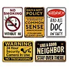 5pcs - Warning - Vintage Metal Signs(12*16Inch)
