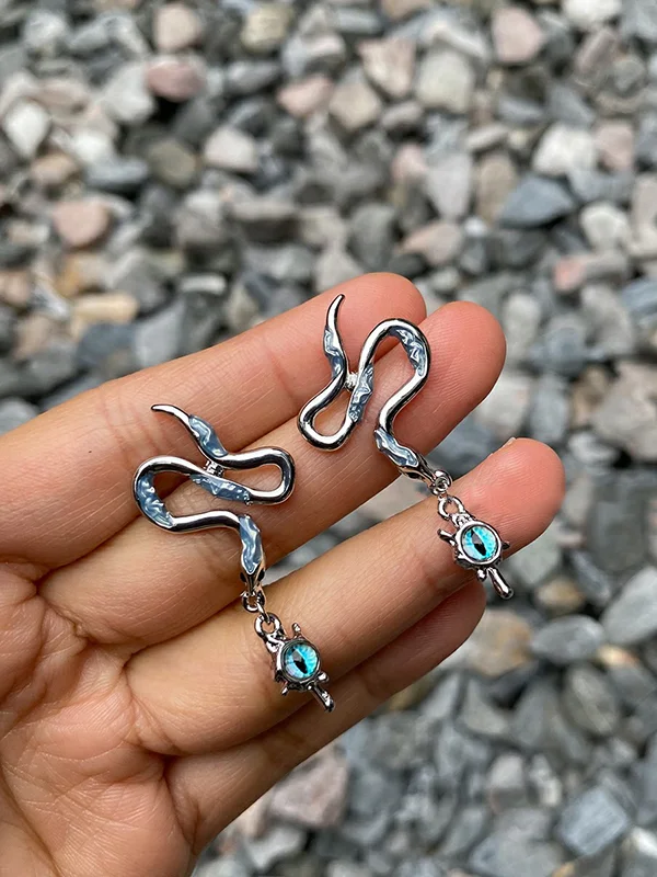 Original Cool Snake Shape Beads Earrings Accessories