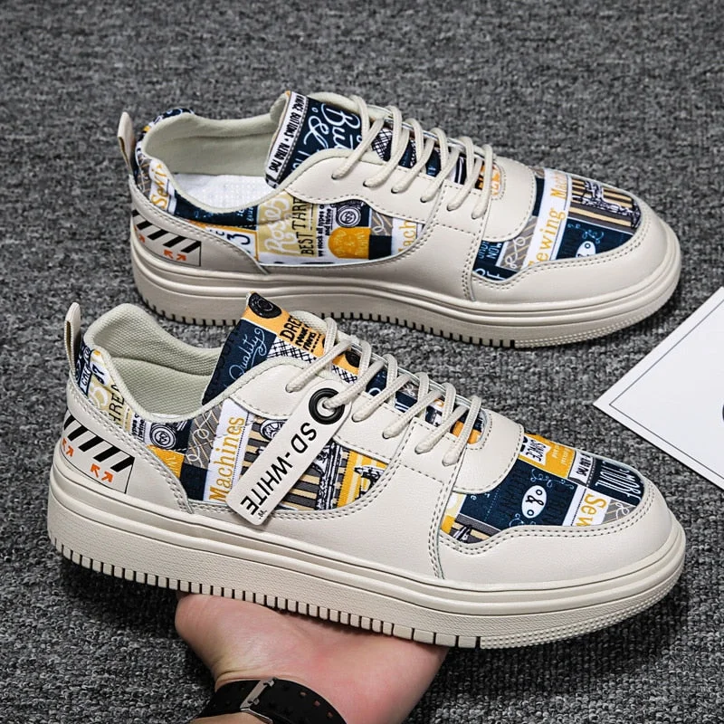 2021 Fashion Mens Sneakers Spring Autumn Male Light White Casual Shoes Breathable Waterproof Outdoor Walking Shoes for Men