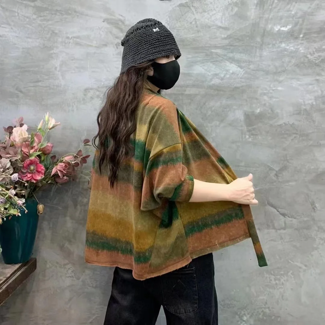 Chicfifth Sweater Women Winter Long Sleeve High Quality Autumn Vintage Top Knitted Cardigan