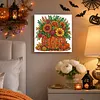 Pumpkin Framed Special Shape Diamond Painting Kit 25x25cm for Adults