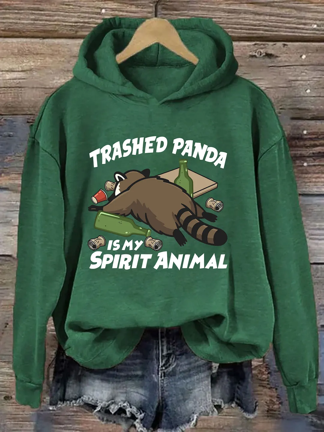 Trashed Panda Is My Spirit Animal Hoodie
