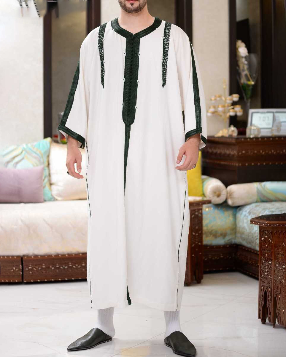 Men's Moroccan kaftan robe blouse top
