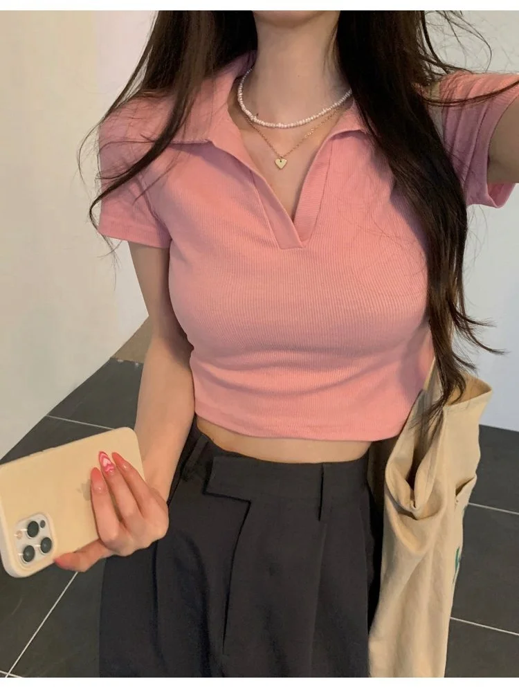 Brownm Brownm Polo Short-Sleeved T-Shirt Is In The Summer Of 2024