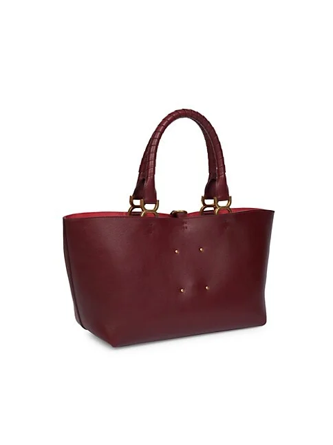 Chlo&eacute; Marcie Leather Tote Bag