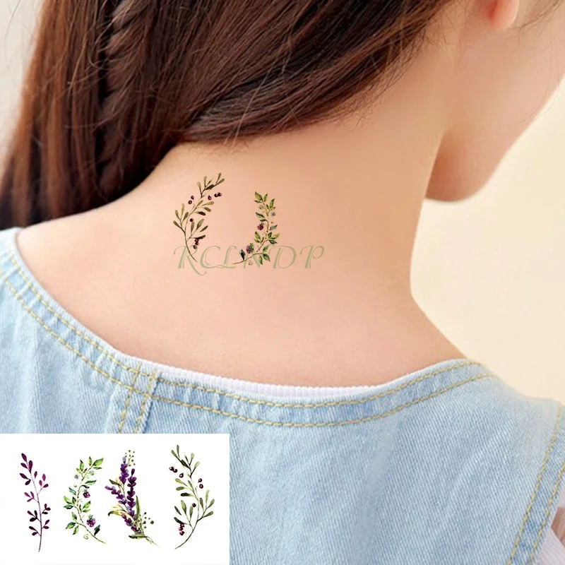 Waterproof Temporary Tattoo Stickers Cross Tribal Totem Fake Tatto Flash Tatoo Tatouage Neck Hand Back Foot for Girl Women Men