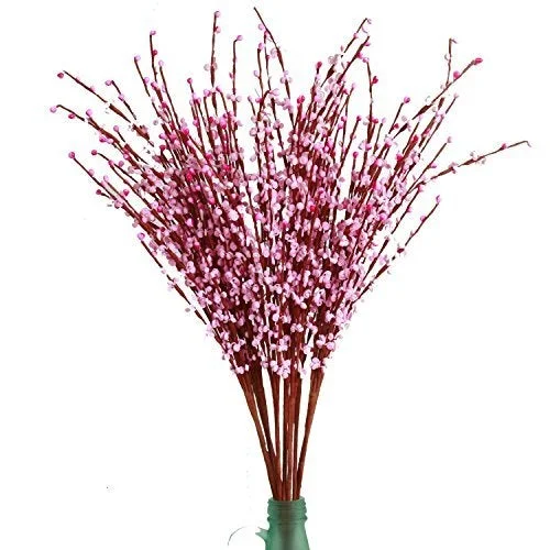 10 Pieces 29.5" Long of Jasmine Artificial Flower Artificial Flowers Fake Flower for Wedding Home Office Party Hotel Restaurant Patio or Yard Decoration(Pink)