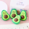 20PCS Creative Cartoon Avocado Erasers for Kids Student Office Exam Stationery Gift