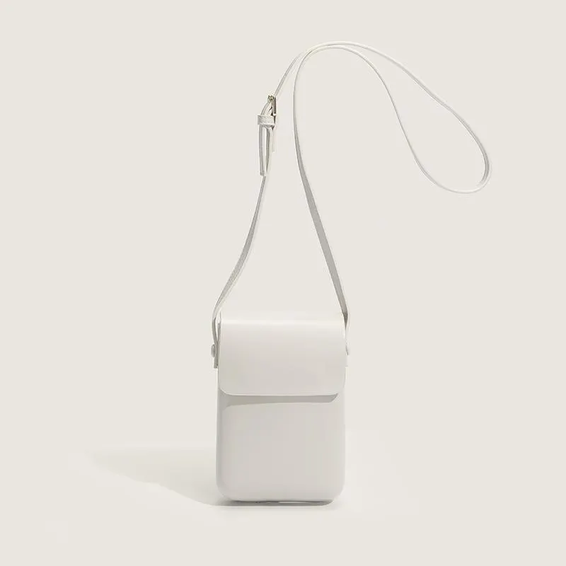 Small Crowd Joker Vertical Change Simple Mobile Phone Bag Box Bag Retro Female Texture Slung Bag