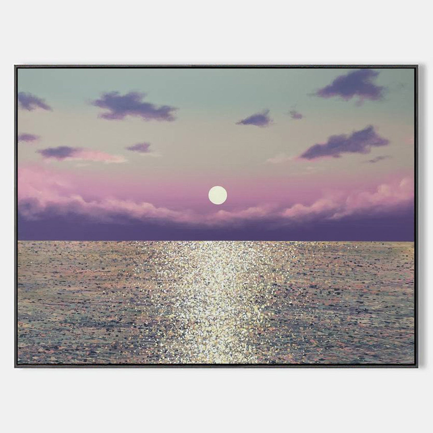 Arabelart Sunset on the sea 5 Painting by Ivan Didovodiuk, Custom Hand-Painted Art, AR957