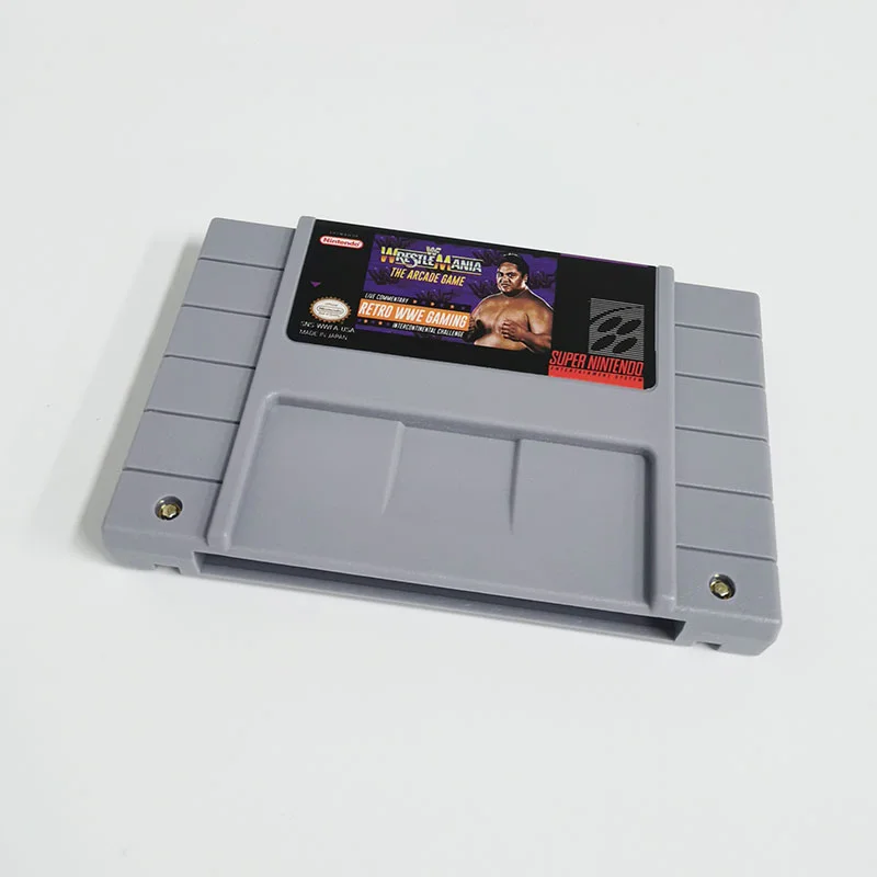 WWF Wrestlemania: The Arcade Game SNES For Super Nintendo Entertainment System - 16 Bit US Version Game Cartridge