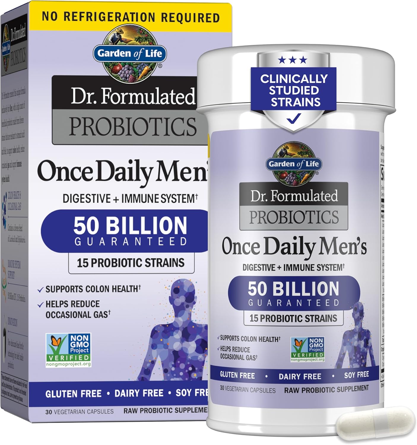 Men’s Probiotic 50 Billion CFU – Daily Gut & Immune Support